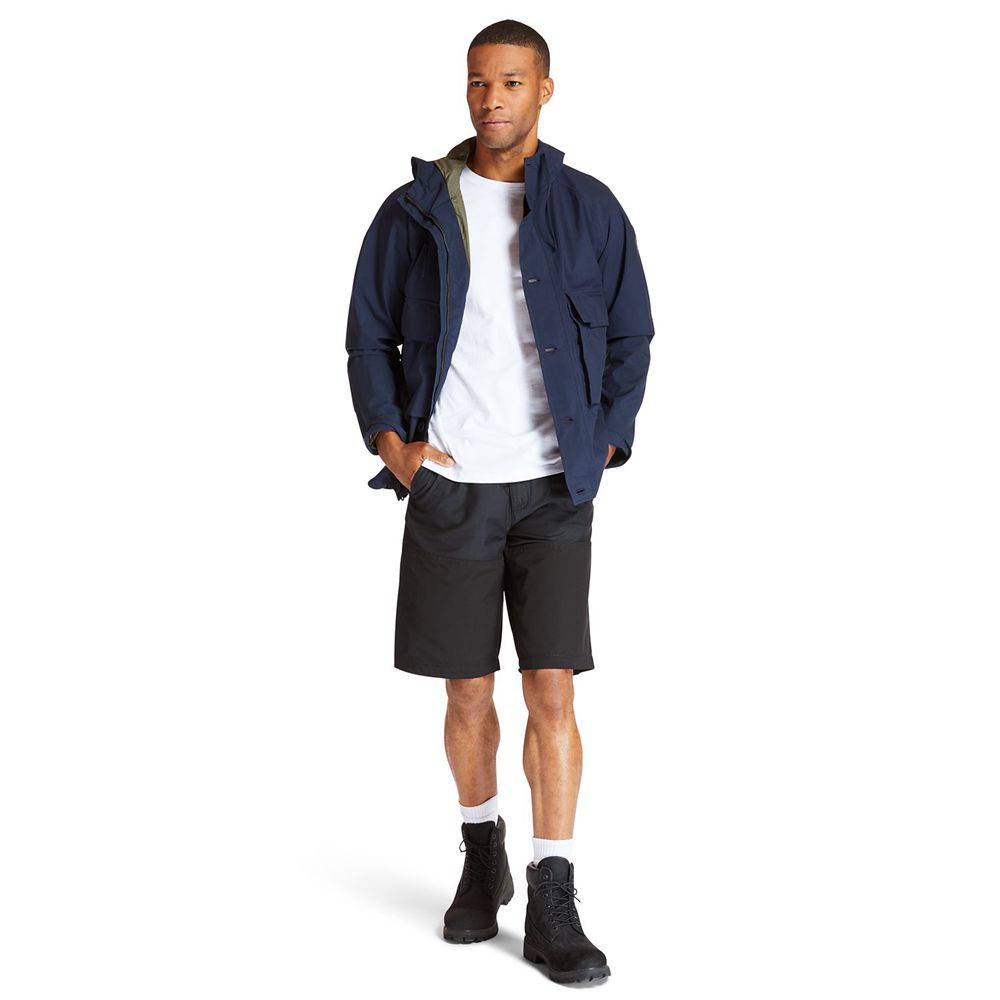 Jaqueta Masculino - Timberland Ecoriginal Impermeavel Worker - JTKLN7962 - Azul Marinho